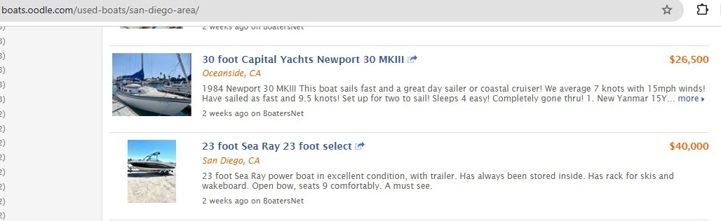 BoatersNet Oodle boats